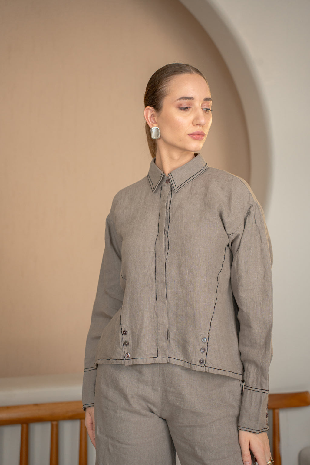 Ash Grey Power Co-ord