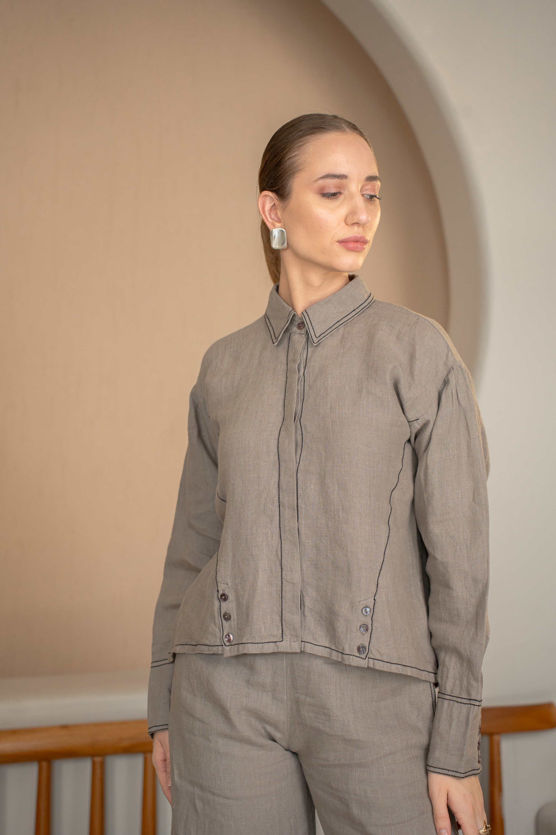 Ash Grey Power Co-ord